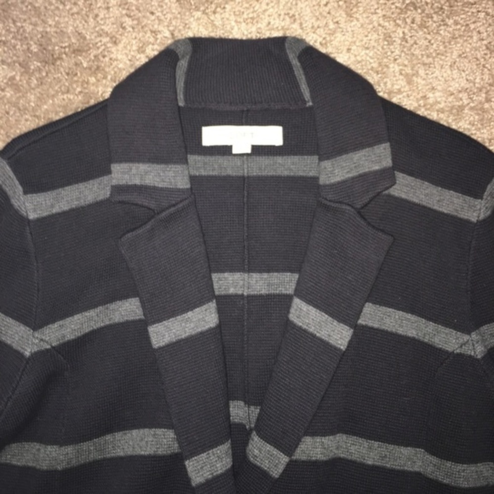 Ann Taylor LOFT Striped Knit Blazer  size M